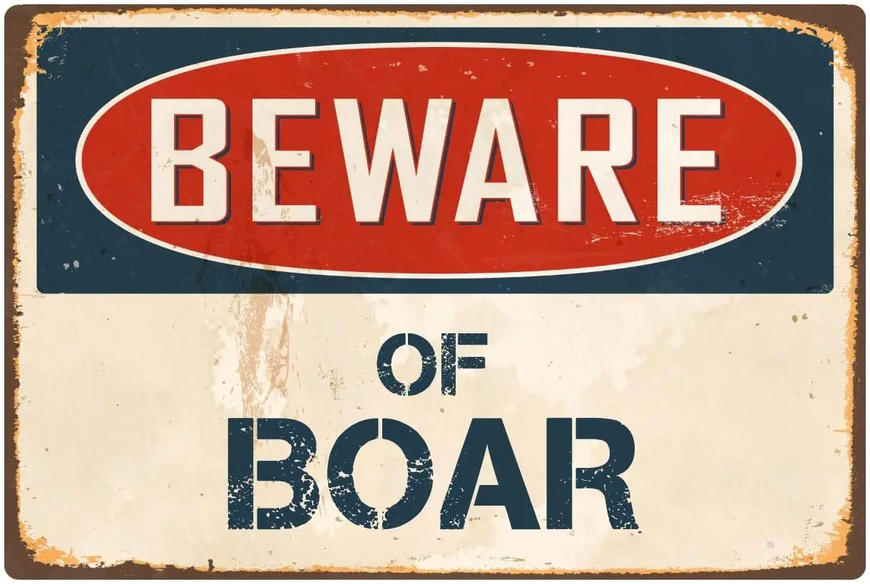 

Стикеры, пират, остерегайтесь кабана 1 8x12, винтажный Алюминиевый металлический знак в стиле ретро VS062