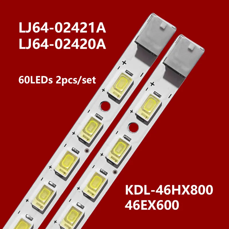 

FOR SO NY LTY460HM02 Article lamp LJ64-02420A LJ64-02421A STS460A09-60LED-REV.6 1piece=60LED 518MM