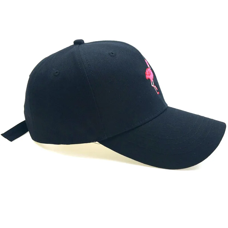 LA Новая мода унисекс Snapback Защита от Солнца шляпа Фламинго вышивка хлопок