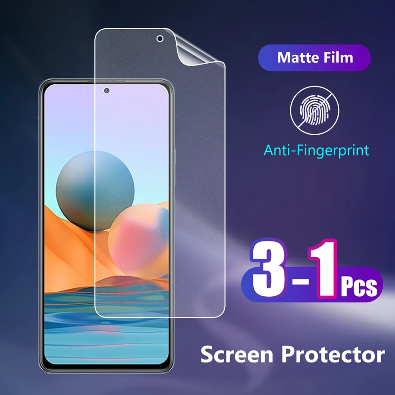 

Полностью покрывающая матовая Гидрогелевая пленка для Xiaomi Redmi Note 10 Pro Max 10S, защитная пленка для игрового экрана без отпечатков пальцев