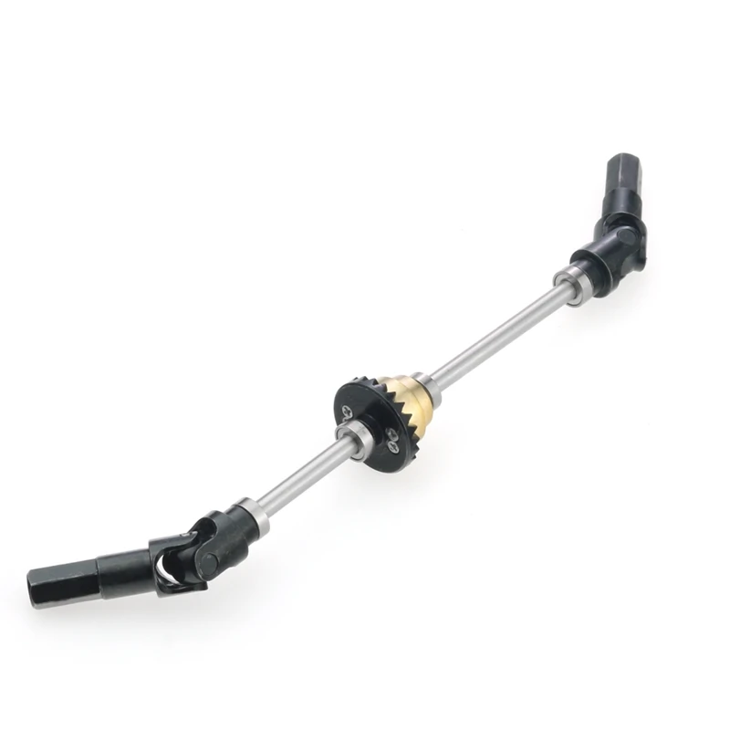 

Metal Axle 6WD Front Rear Middle Differential with Universal Joint for WPL B16 B16K B36 B36K 1/16 RC Car Upgrade Parts