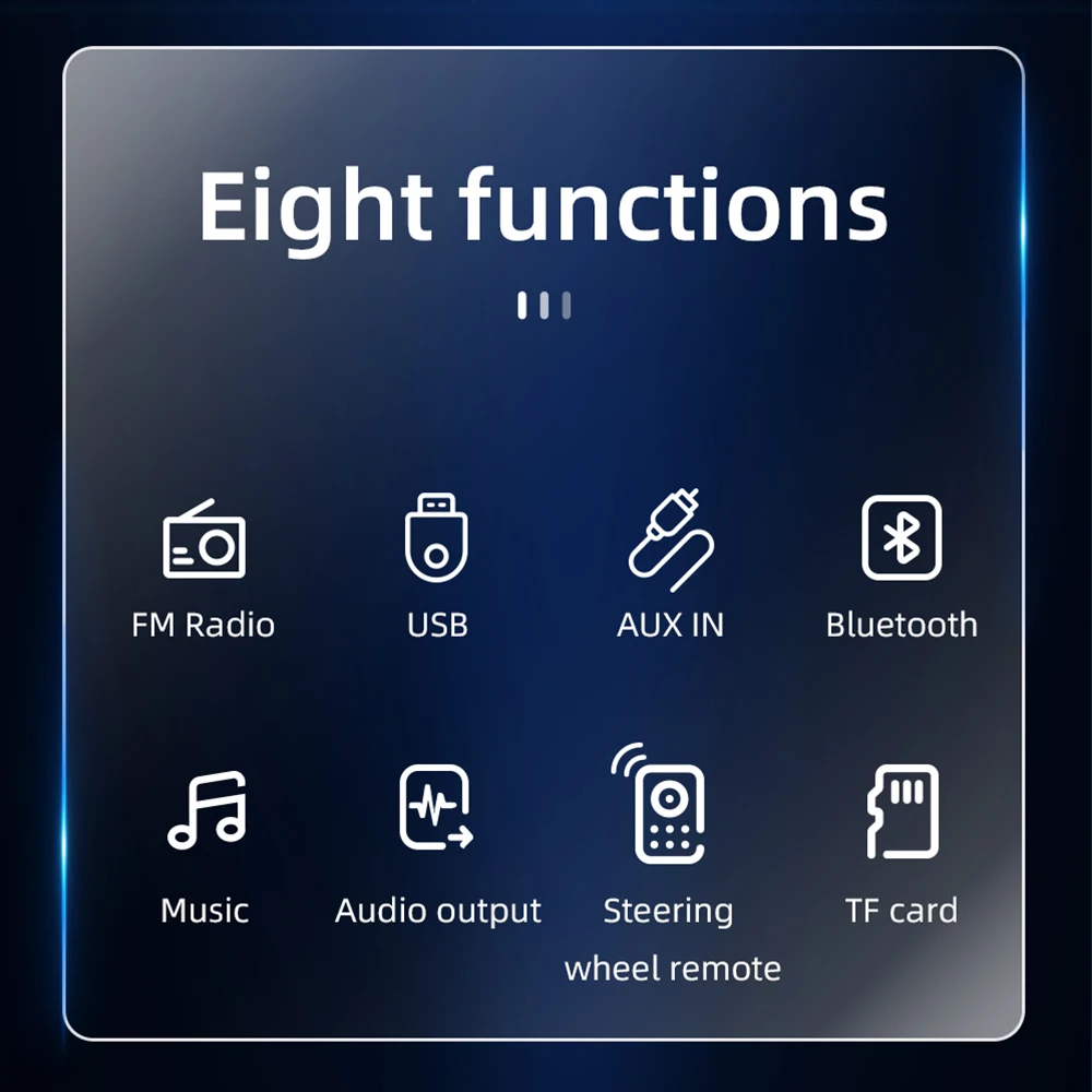 1 din car stereo fm radio headunit support with remote control car radio rca audio subwoofer usb mp3 player bluetooth auto parts free global shipping