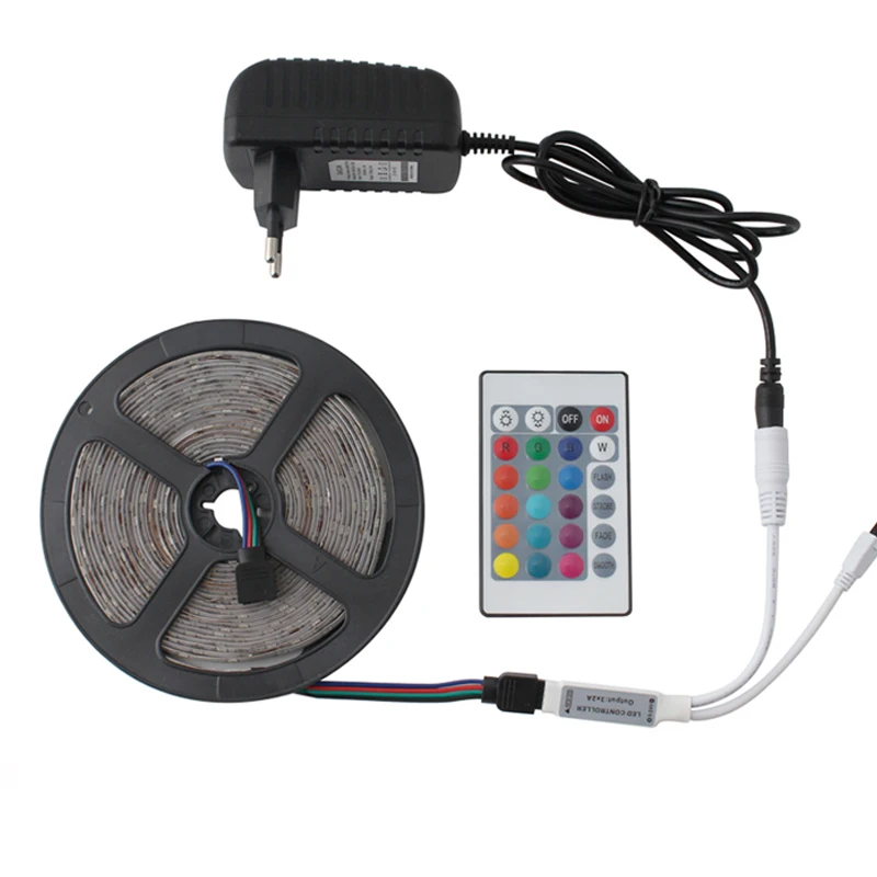 5 15 м 20 DC12V Светодиодные ленты светильник 2835 RGB Водонепроницаемый ТВ Подсветка 60LED/M