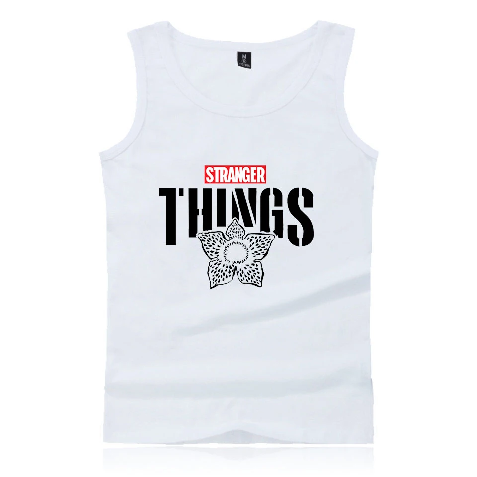 Новинка 2020 топы для бодибилдинга хип хоп футболка с надписью Stranger Things забавная