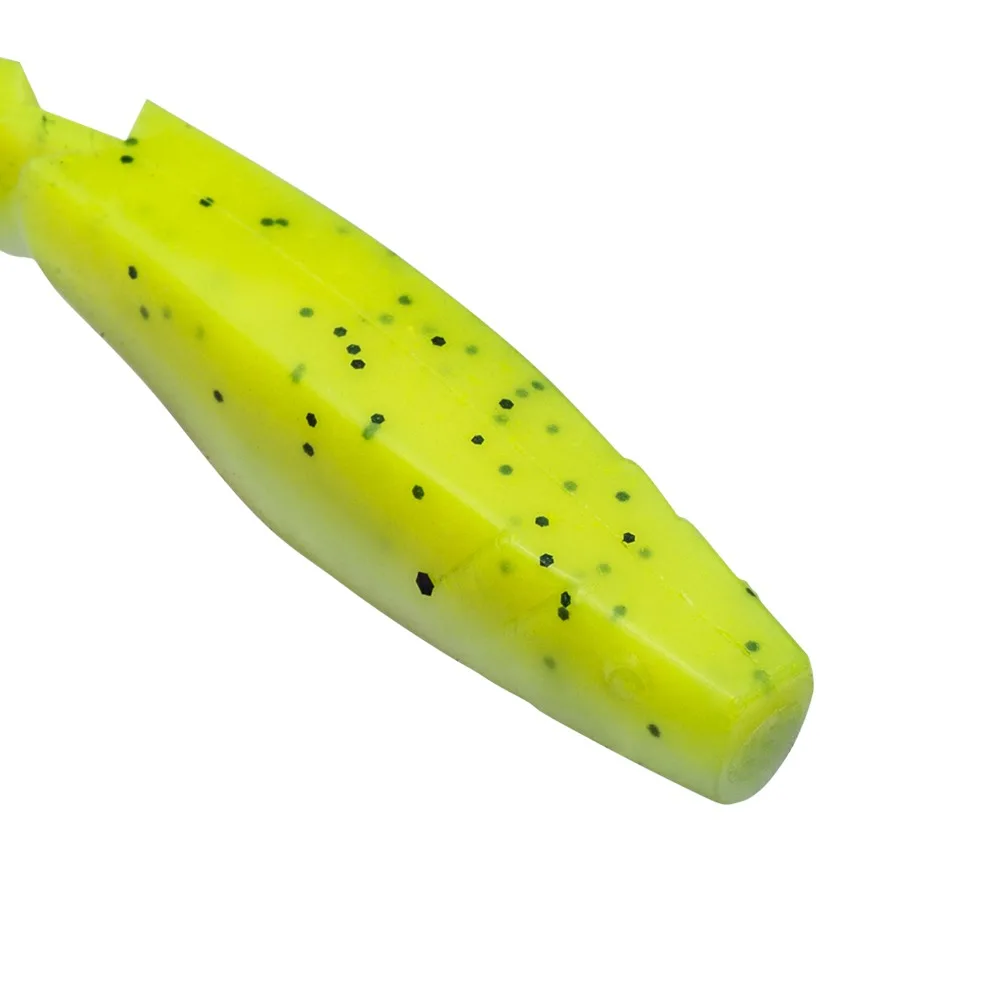 hunt house easy shiner shad 5pcs/bag T-tail 5.5cm/8.5cm soft plastic lure relax shark for bass perch silicone leurre souple