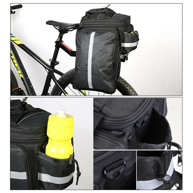 Велосипедные Сумки Pannier вместительная Водонепроницаемая велосипедная сумка для