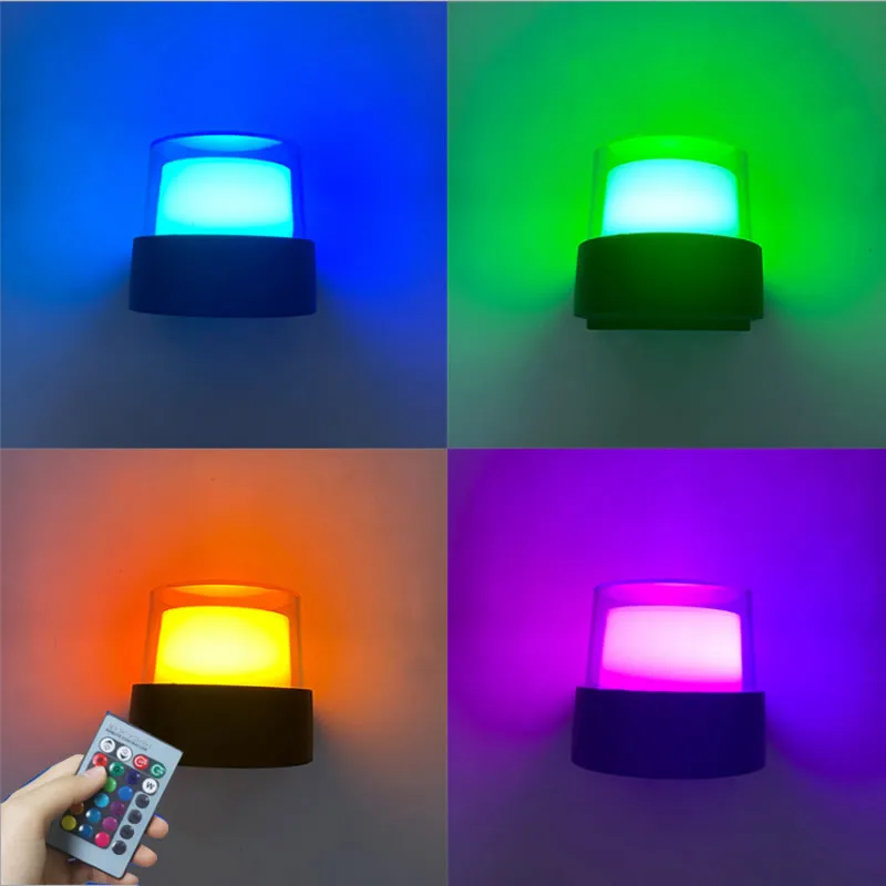 Светодиодные настенные лампы RGB, 12 Вт, ИК-пульт дистанционного управления для лестниц, коридоров, гостиной, прикроватный алюминиевый светильник, 110 В, 220 В, декоративный дом