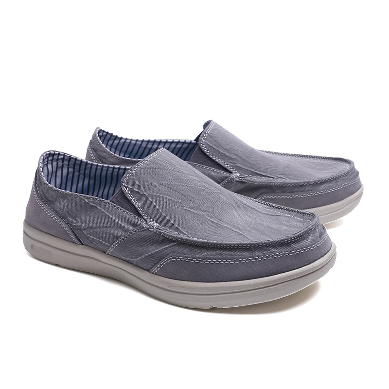 

Simple Fashion Youth Trend Canvas Shoes Men's Summer Refreshing and Breathable One-legged Lazy Shoes Light and Comfortable