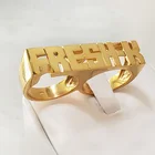 Кольцо с именем на заказ от KristenCo, Золотое кольцо в стиле хип-хоп, женское модное кольцо с надписью в стиле панк, подарок