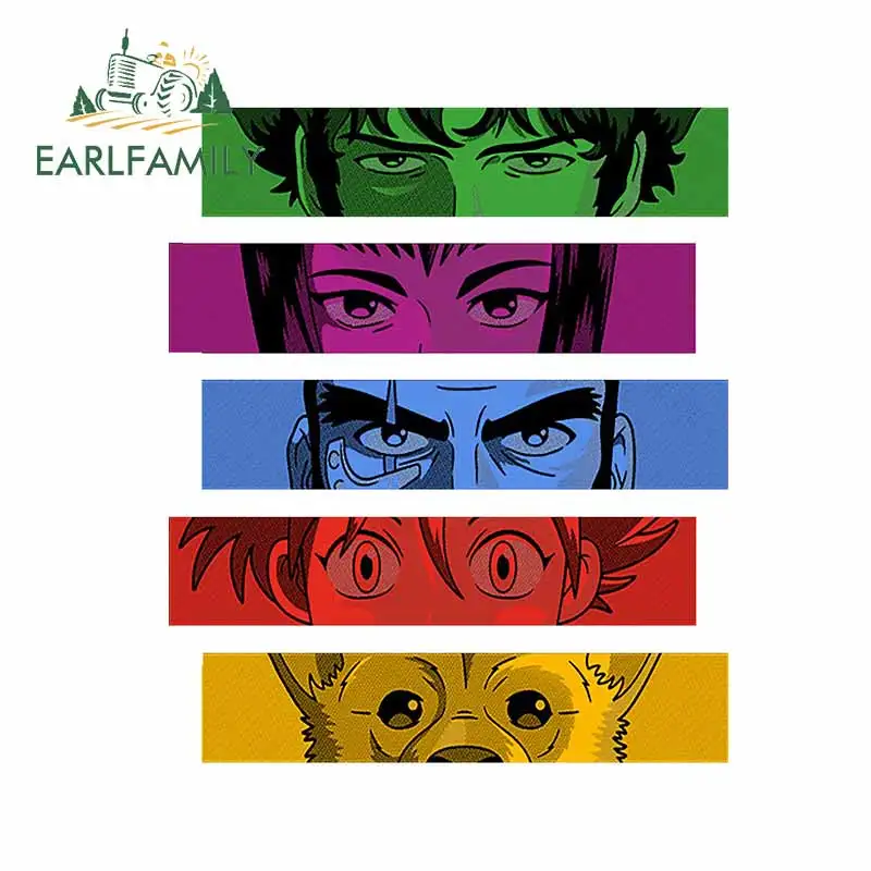 EARLFAMILY 13 см x 11 для верховой езды из Bebop команда холодильник Ван наклейки
