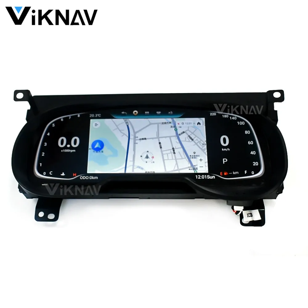 Автомобильный ЖК-измеритель приборной панели экрана Android 9 GPS Navi для-Toyota RAV4 2020
