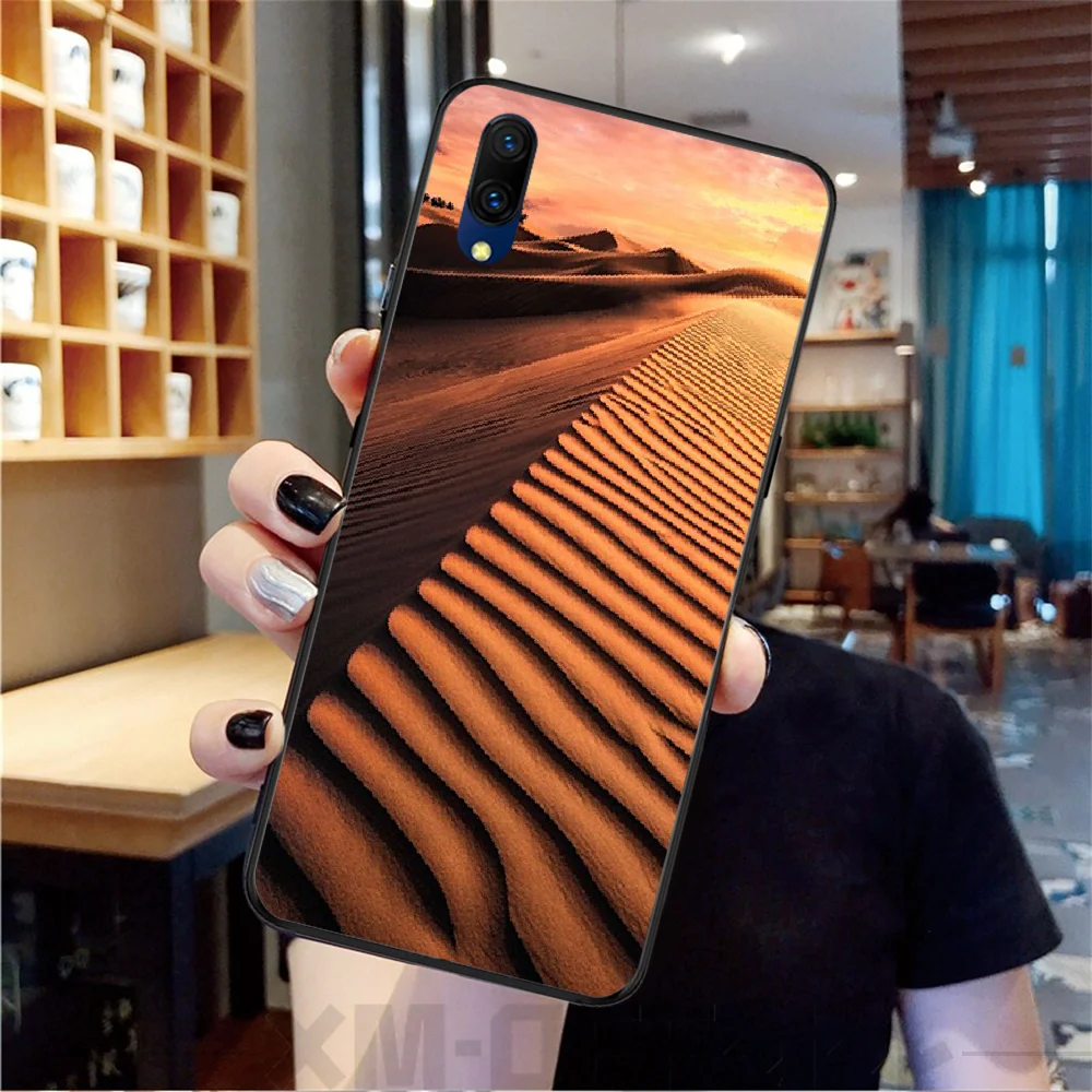 Reayou Дубай пустыня мягкий силиконовый черный чехол для телефона VIVO X23 Magic X21 20 30 X21UD