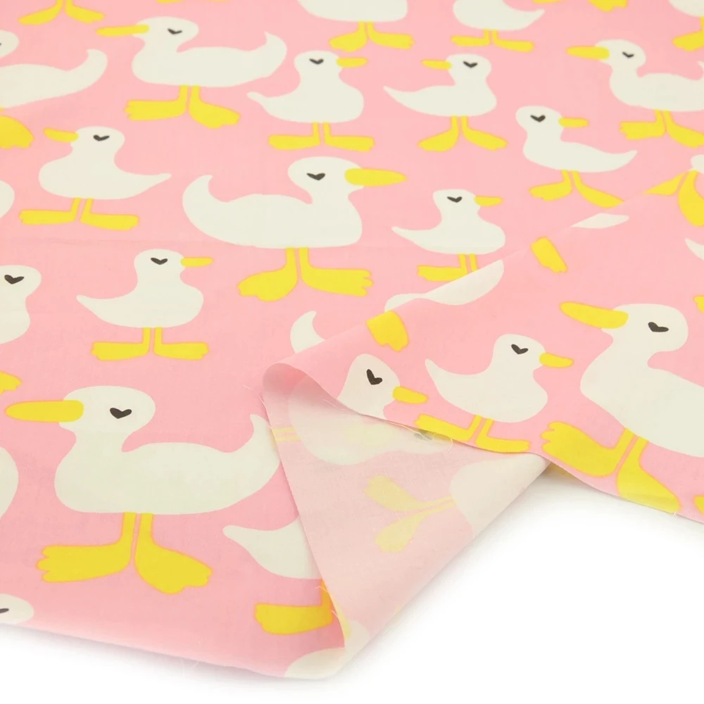 Yellow Duck Cotton Fabric Teramila Fabrics Tecido Quilting Bedding Decoration Tissue Home Textile Patchwork Sewing Cloth Craft|patchwork