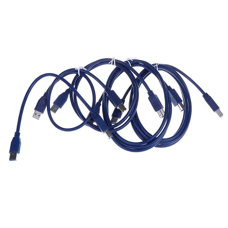 USB 3,0 A Male AM к USB 3,0 B Тип Male BM Удлинительный кабель для принтера USB3.0 кабель для сверхскоростной печати