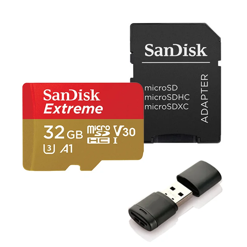 SanDisk Extreme/Ultra Micro SD 128GB 32GB 64GB 256GB 400GB Memory Card 32 64 128 GB Micro SD Card SD/TF Flash MicroSD U1/U3 4K - Емкость: SQXNE-032G-C286