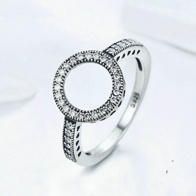 

2022 New Korean Style Simple 3 Colors Round Circle Silver Color Gold Color Female Alloy Ring For Women Jewelry Accessories