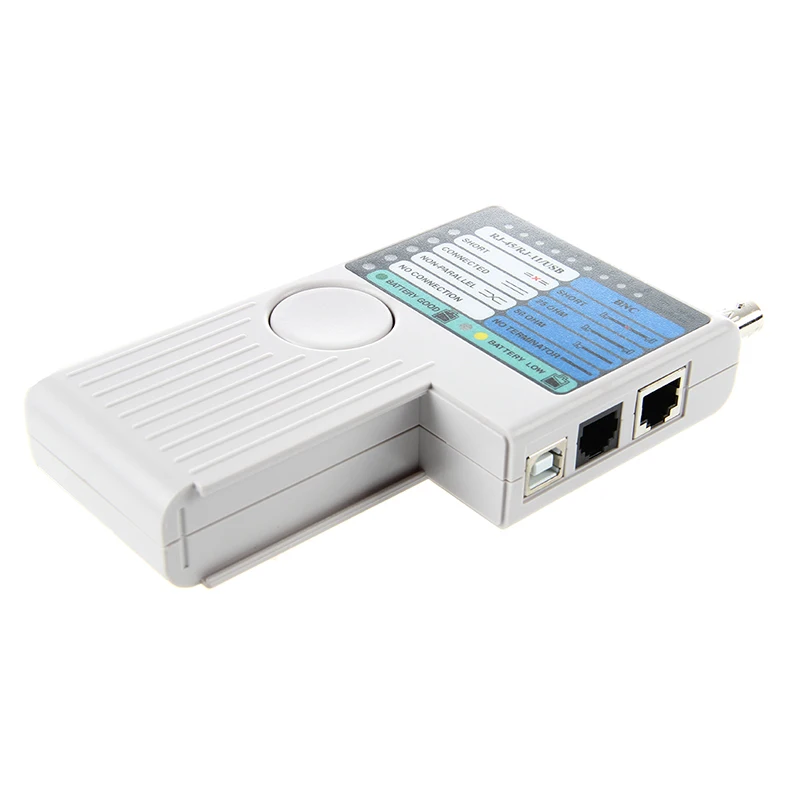 4 в 1 RJ11 RJ45 USB BNC LAN Ethernet сетевой телефонный кабельный тестер | Компьютеры и офис
