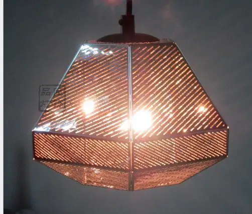 Современная Реплика подвесной светильник из нержавеющей стали в виде паутины