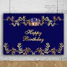 Фон для фотосъемки с изображением короля королевы королевских синих узоров