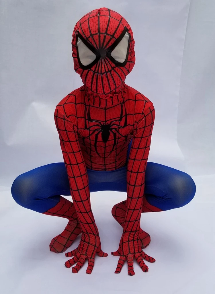 Бала выпускников костюм Человека паука комплект одежды для детей Человек паук