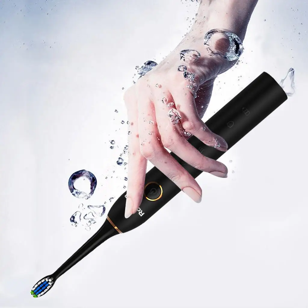 

Electric Toothbrush Oscillating Adult Deep Cleaning Brush w/ Replacement Head