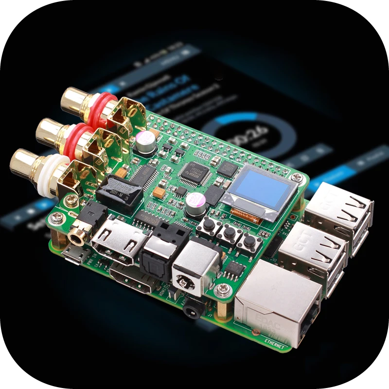 Коаксиальная оптическая аналоговая аудио DSD HiFi DAC цифровая звуковая карта