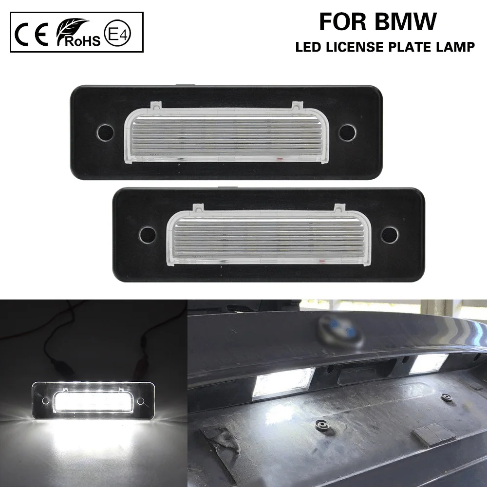 Светодиодный светильник для номерного знака BMW E30 E12 E28 E24 E23 E26 Z1 без ошибок 2