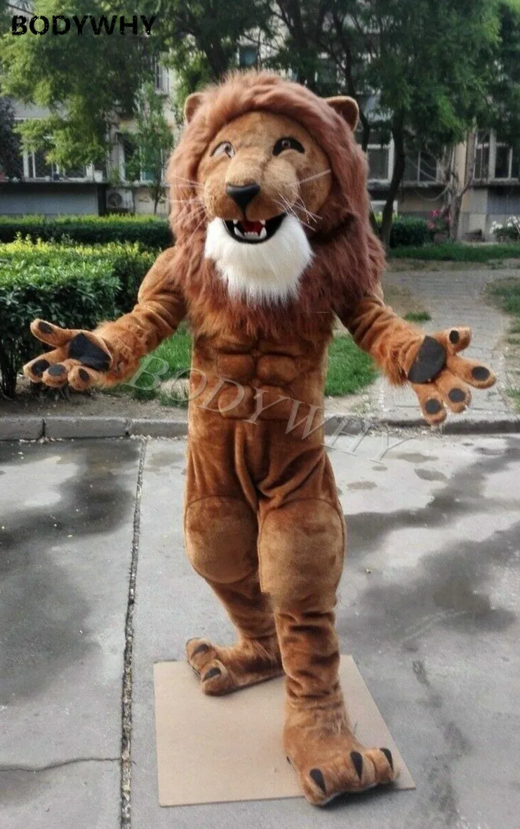 Костюм-талисман в виде льва для вечеринки | Тематическая одежда и униформа
