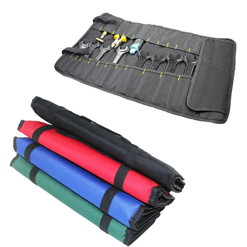 Складные сумки рулоны для инструментов многофункциональные практичные ручки