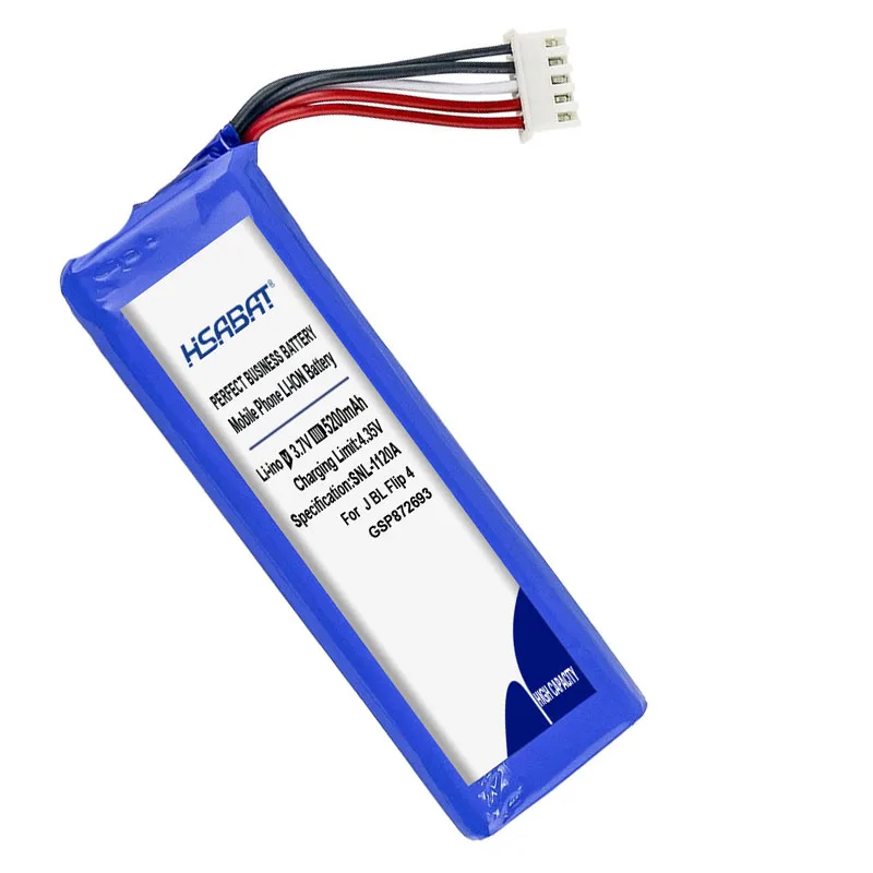 HSABAT 5200mAh GSP872693 01 Аккумулятор для JBL Flip 4, Flip 4 Special Edition