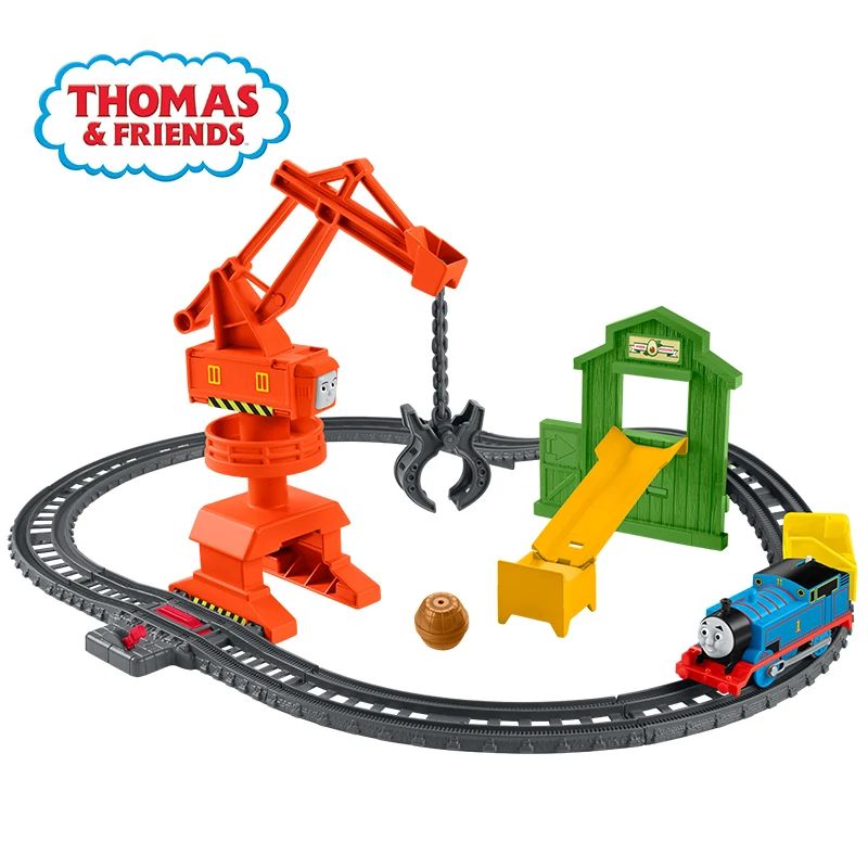 Железная дорога Thomas & Friends GHK83 Fisher Price кассии крана и грузовой Комплект Томас его