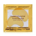 10 пар Кристальный Коллаген Золотая пудра маска для глаз уменьшает темные круги мешки для глаз тонкие линии укрепляющая подтяжка увлажняющая HJL20