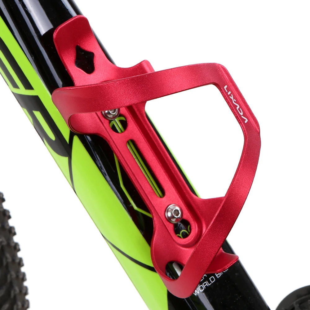 Lixada легкий велосипед Бутылка подножка; алюминиевый сплав MTB Бутылка воды клетка Велоспорт дорожный велосипед держатель для бутылки воды черный/красный