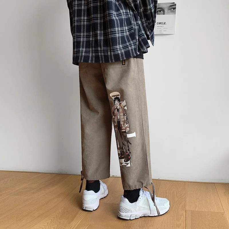 2018 мужские модные повседневные свободные утепленные штаны