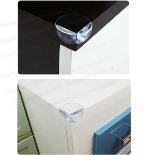 Protector de silicona para ni&ntilde;os y beb&eacute;s, cubierta de protecci&oacute;n de borde de esquina de mesa, feliz, 10 unidades-1