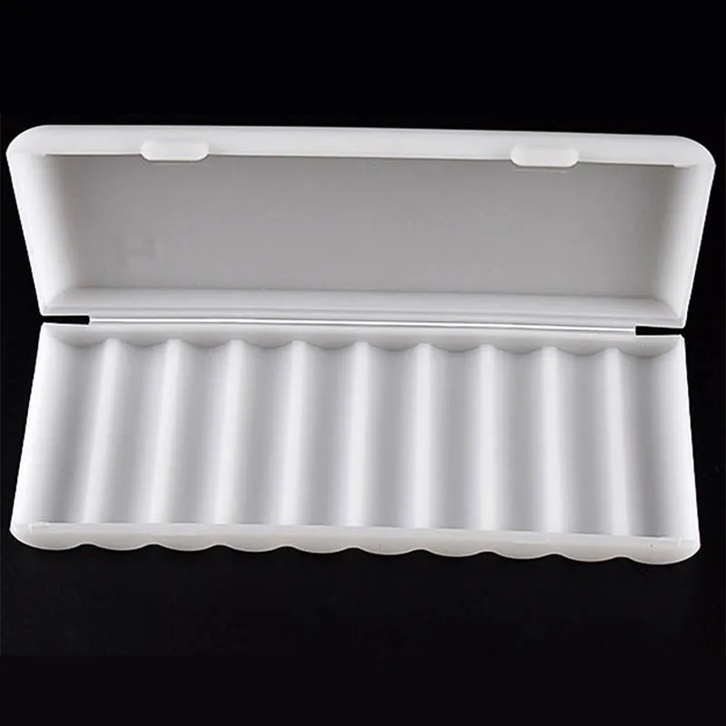 

High Quality Environmental Protection PP Material 1 Piece Of White 10 X 18650 Battery Storage Box Transparent Bracket Hard Cover