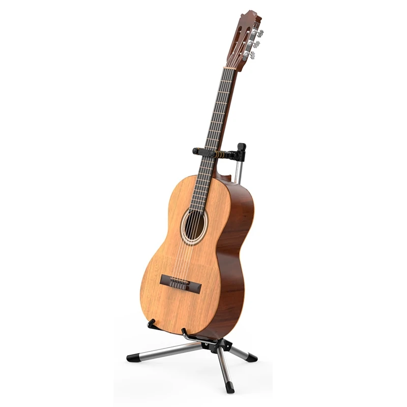 ags 10 faltbare aluminium gitarre bühne stehen für klassische elektrische akustische gitarre bass universal gitarren halterung klapp free gl