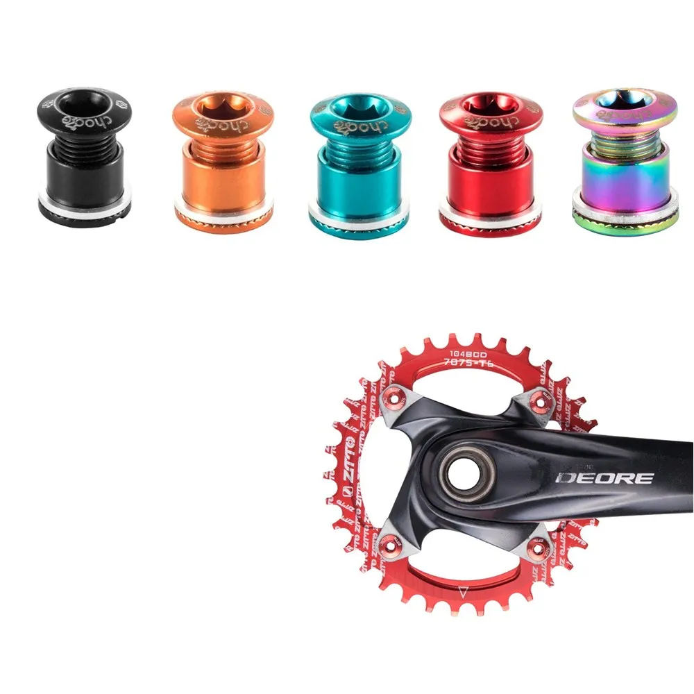 

CHOOEE MTB Road Bike Chainring Bolts M8*12mm Bicycle Chain Ring Bolt,5pcs