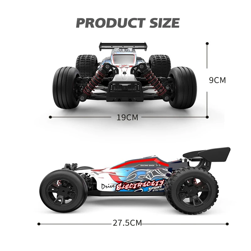

9306E 1:18 RC Car 2.4G 4WD 40km/h Remote Control Full Proportional Truck Vehicles Model RTR Toys PVCCar Shell Remote Control Car