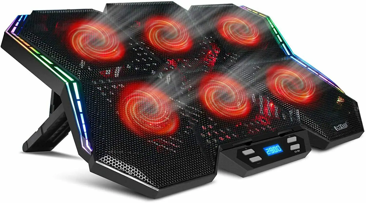 

Laptop Cooling pad Gaming Laptop Cooler Laptop with 6 Large red Silent