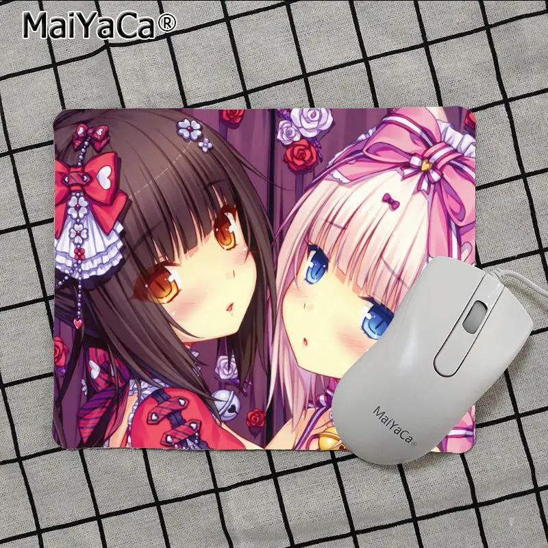 Maiya высокое качество милые Аниме Девушки Chocola Nekopara клавиатура игровые коврики для