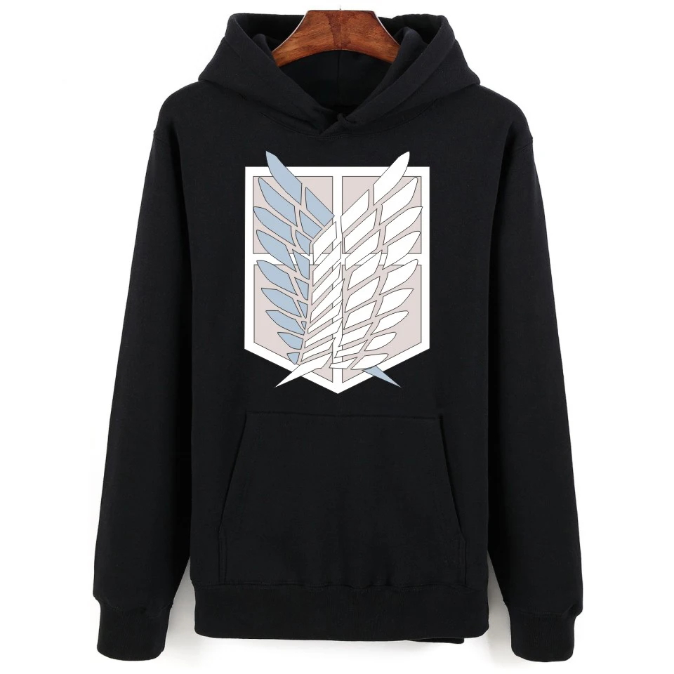 

Attack On Titans Hoodies printed Sweatshirts Hoodies men women Korean Kpop All-match Pullover Camouflage Hip Hop Leisure Tops