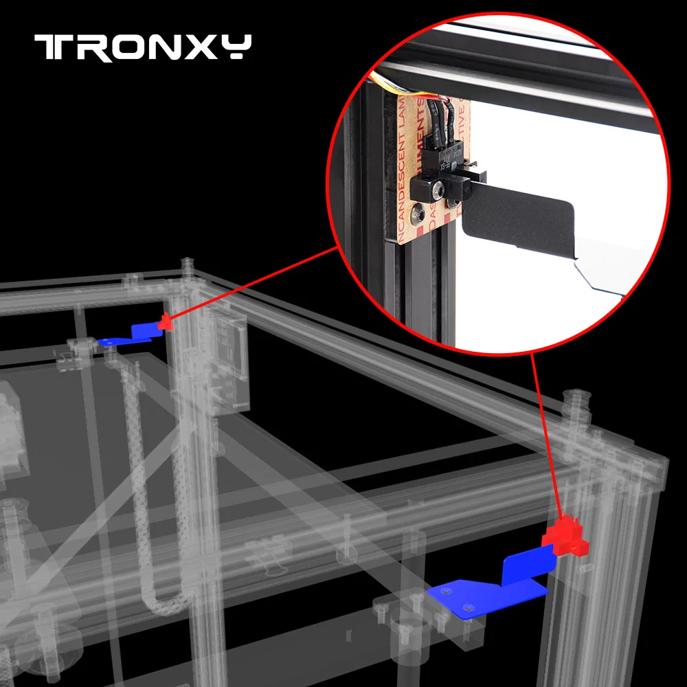 3D принтер Tronxy X5SA 500 2E большой размер печати 500*500 мм датчик автоматического