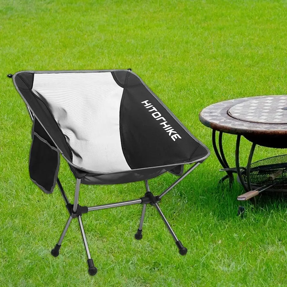

Outdoor Camping Folding Chair Ultra-light Aluminum Alloy Beach Stool For Travel Beach Picnic BBQ Fishing Stylish Shape