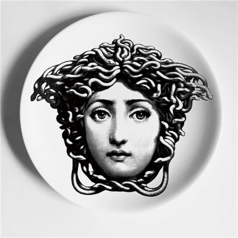 Фарфоровая настенная тарелка декоративная домашняя гостиная кофейня Настенная