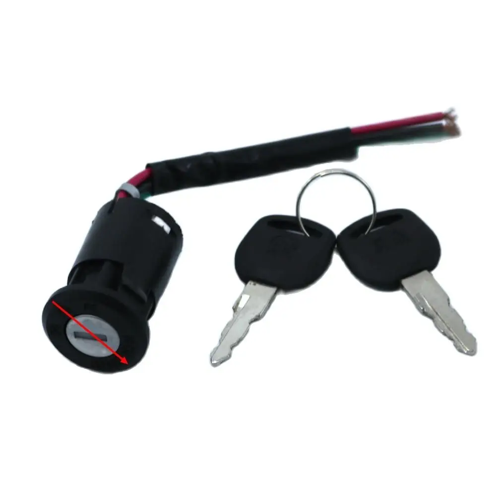 

2pcs/lot Electric Bicycle Ignition on/off key Switch (Middle head type)