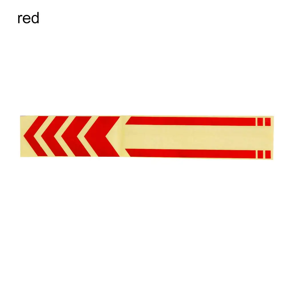 red Наклейки на мотоцикл, светоотражающие наклейки на колеса, наклейки на крыло, мотоциклетные наклейки на стрелу, Предупреждение льная лента для безопасности автомобиля, водонепроницаемые украшения, аксессуары - Цвет: red