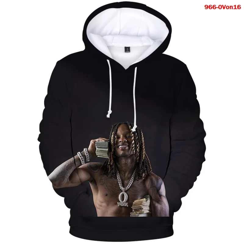 

Hoodies King Von 3D Printing Sweatshirt Men Clothing Popular Rapper Hip Pop Hoodie Harajuku Streetwear Hoody Funny King Von Tops