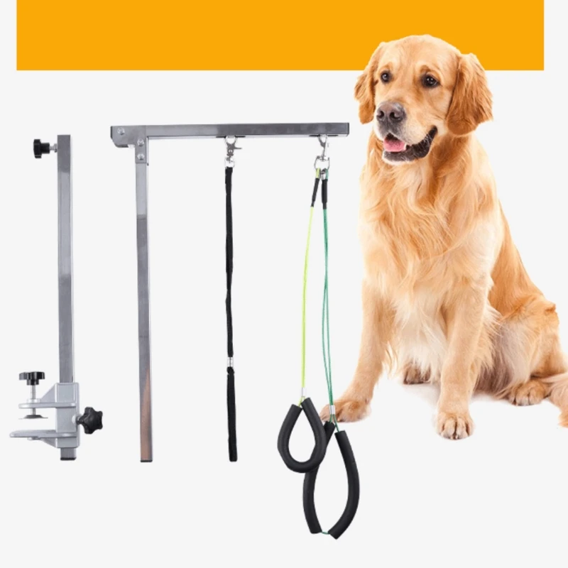 

Adjustable Foldable Dog Pet Grooming Bath Table Metal Beauty Mount Desk Bracket