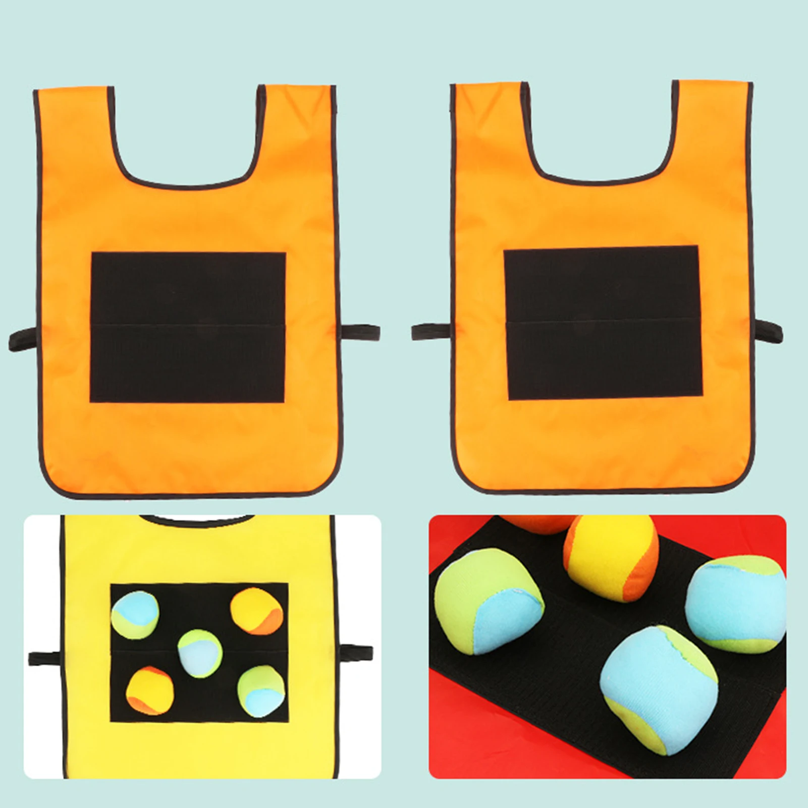 Детские спортивные игры на улице реквизит липкий Джерси жилет одежда для